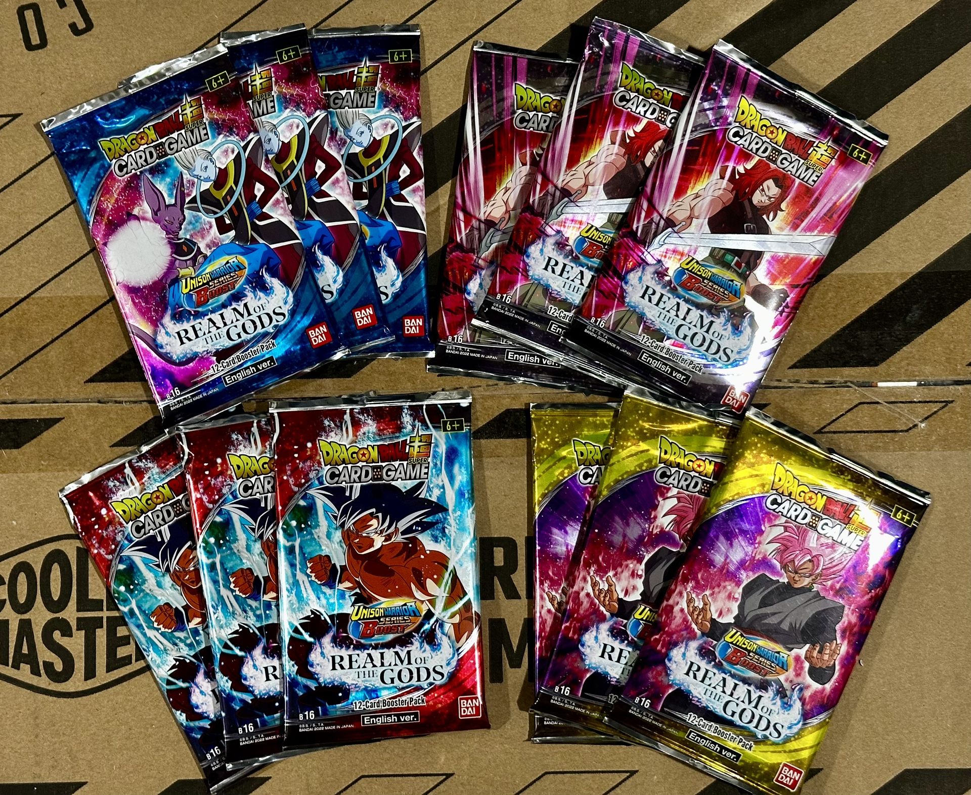 Dragon Ball Super Card Game Realm of the Gods Booster Pack Dragon Ball Super Card Game Realm of the Gods Booster Pack