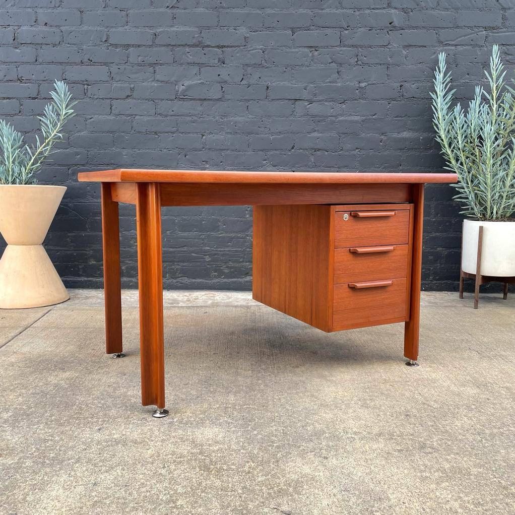 Danish Modern Teak Writing Desk, c.1960’s