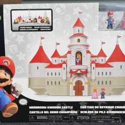 NEW Super Mario Mushroom Kingdom Castle Playset 