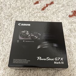 CANON G7X MARK III NEW