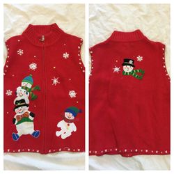 UGLY CHRISTMAS SWEATER VEST