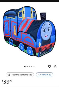 Pop up Thomas the train tent $10