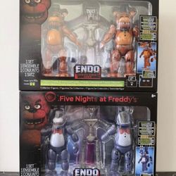 $50 EACH Five Nights At Freddy's ENDO Series Classic / Withered Bonnie & Freddy 