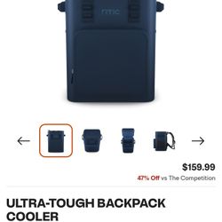 Ultra Tough Backpack Cooler. 24 Cans.