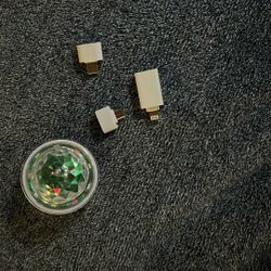 Disco Ball You Can Plug It Into Tablet, Computer, Or Phone Very Bright