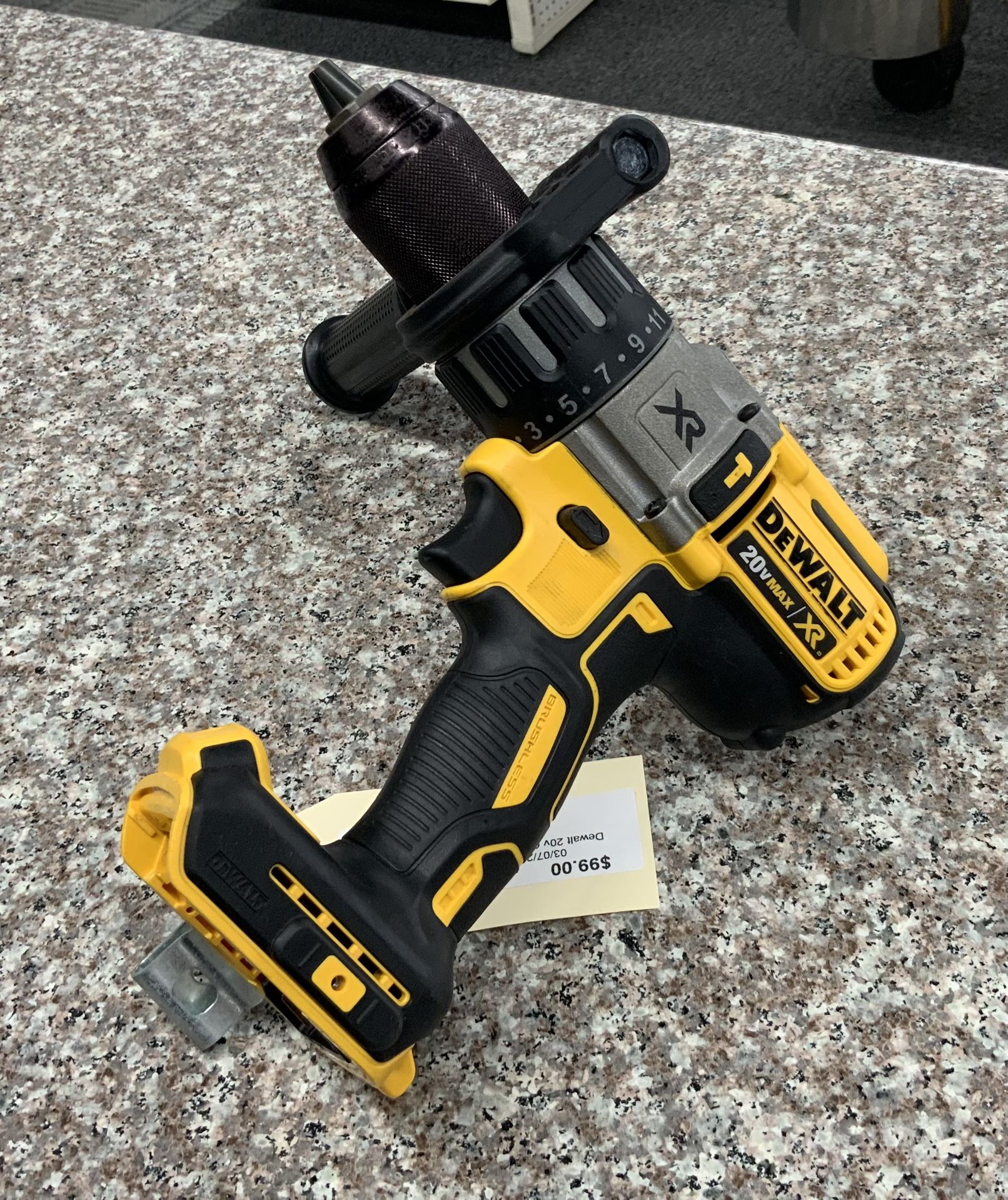 DEWALT 20V MAX XR Cordless Brushless 3-Speed 1/2 in. Hammer Drill (Tool Only)