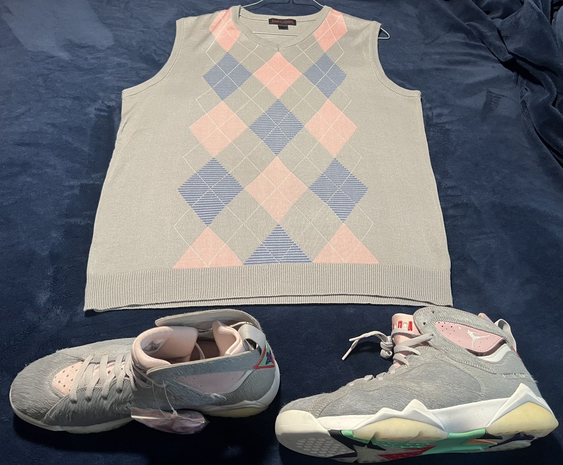 Jordan 7 Retro 2.0 Hare/ Matching Vest 3XLT