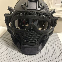 UNUSED HARDLAND Tactical Airsoft Helmet | Black | Large | Pre-owned 