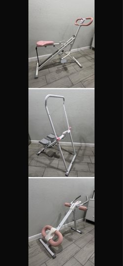 * Home Gym Equipment Set Pink & White – Like New