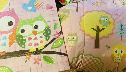 Bedspread and Owl picture