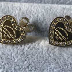 Heart Studded earrings