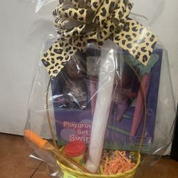 Girl Doll Easter Basket