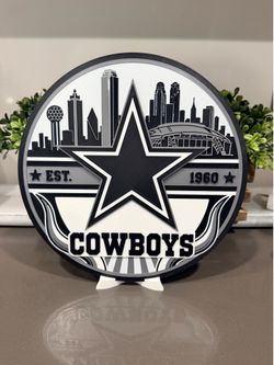 Dallas Cowboys Table top sign