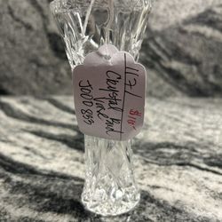 On Sale! Small Crystal Vase