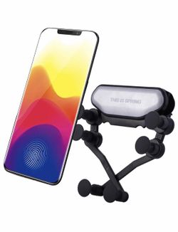 Phone holder for car auto retractable automatic locking