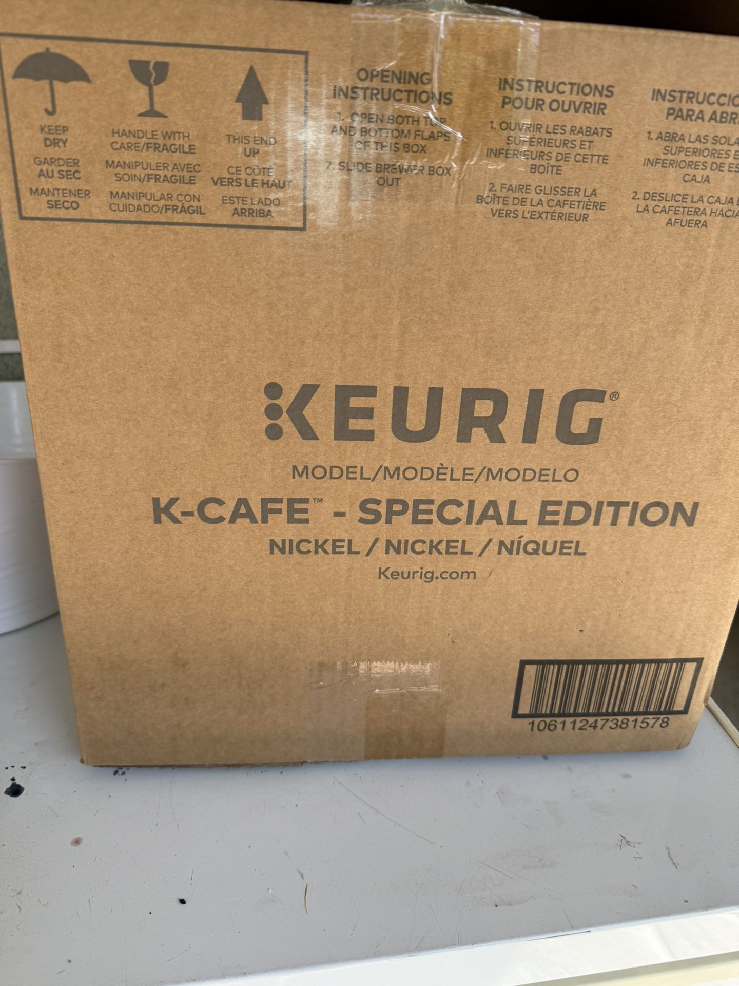 keurig coffe maker new no use
