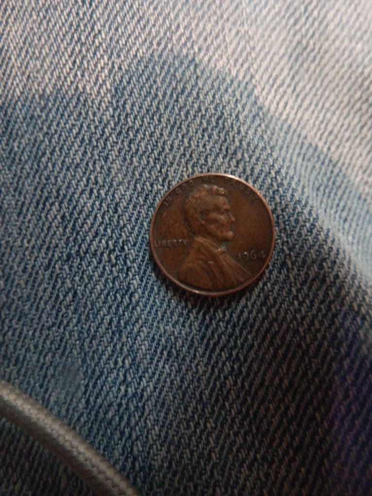 1964 Penny No Mint 
