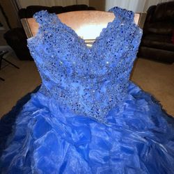 Royal Blue Quinceañera Dress 