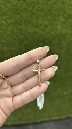 14kt cross charm