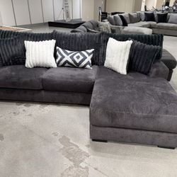 Dark Gray Sofa Sectional 