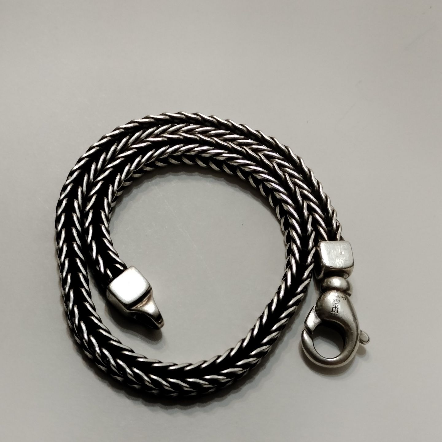 James Avery Sterling Silver Foxtail Bracelet Size 9 1 2 for Sale in