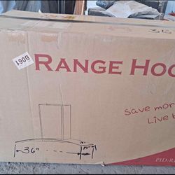 Island Hood Range 36”x19”12”H 