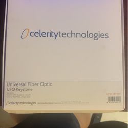 Celerity Technologies  Universal Fiber Optic UFO Keystone Wall Plate
