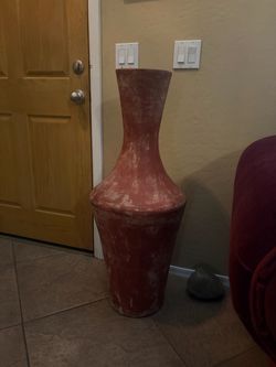 Large Terracotta Floor Vase