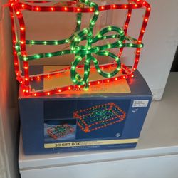 3D Gift Box Rope Light ModIf.  $10ea.   3-for $20