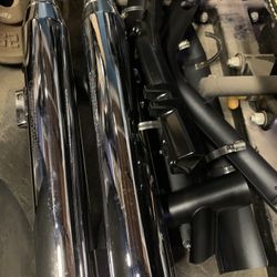 2021 Low Rider S Stock Pipes