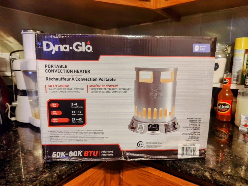 Dyna-Glo
50K-80K BTU Convection Propane Tower Portable Heater (New)