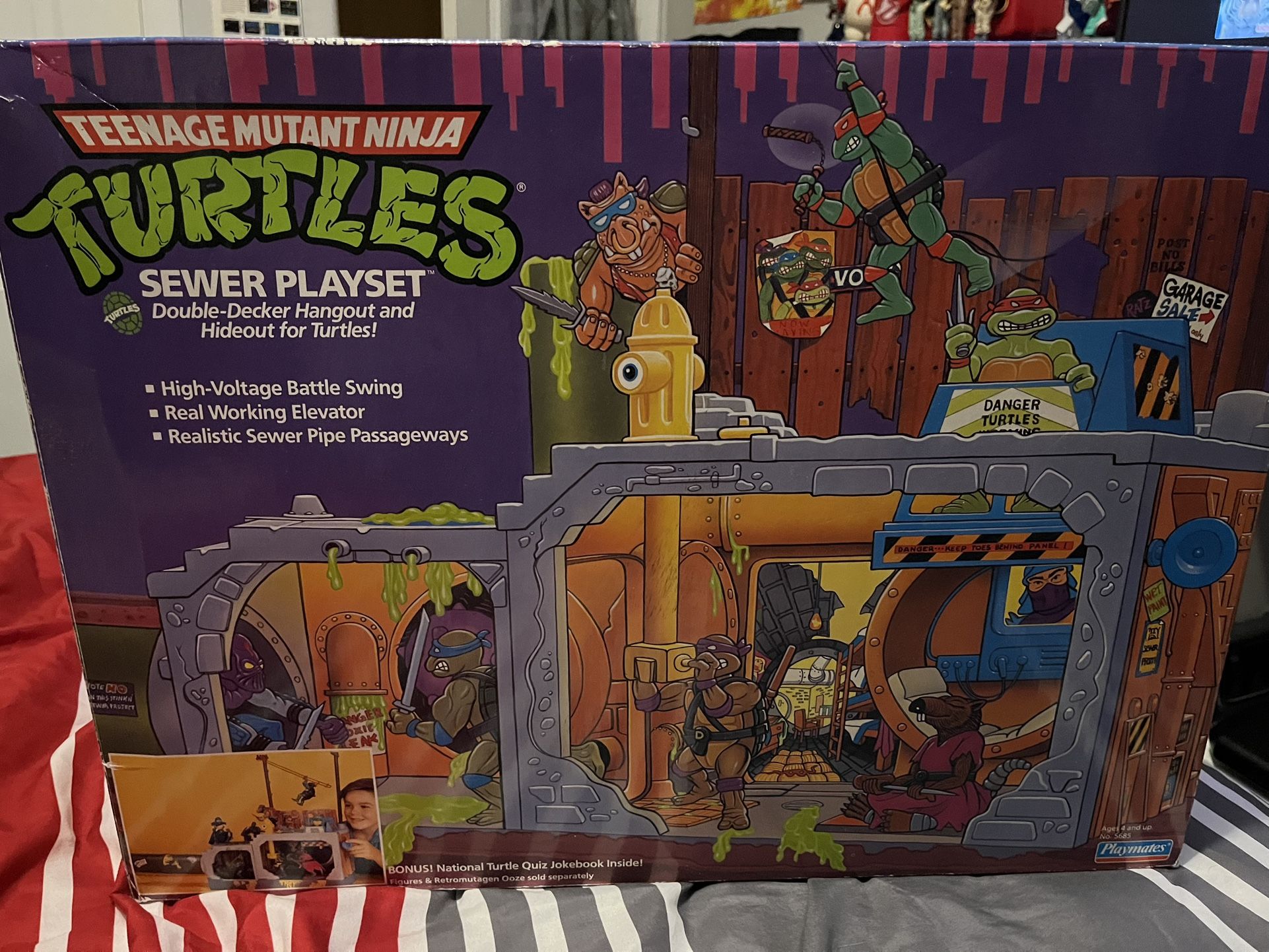 Teenage Mutant Ninja Turtles Sewer Playset Box only