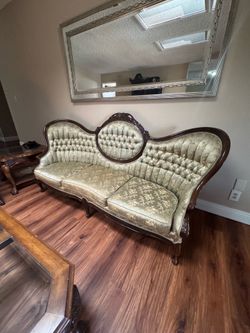 Antique sofas.