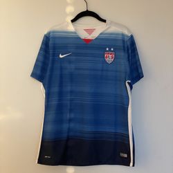 Nike USA Soccer Jersey XL Blue White Red Authentic National Team 2015