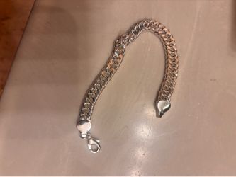 7.5 inch sterling silver bracelet