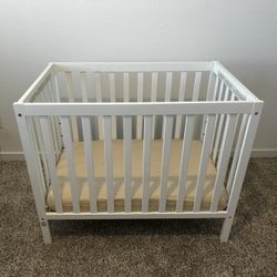Mini Crib And Newton Mattress