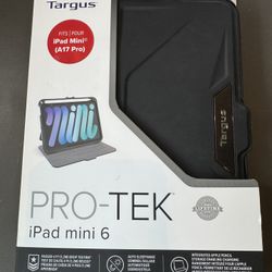 Pro-Tek Rugged Case for iPad Mini 6 / A17 Pro – Stand, Pencil Holder, Auto Wake