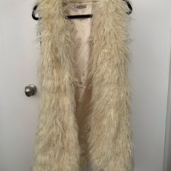 Faux Fur Vest Coat 
