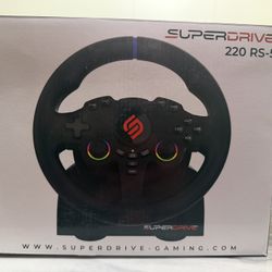 SuperDrive 220 RS-5 Racing Wheel – Realistic Driving Experience