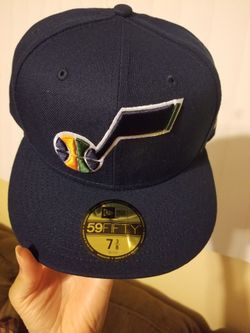 New Era 59FIFTY Utah Jazz NBA Fitted Hat Size 7 3/8