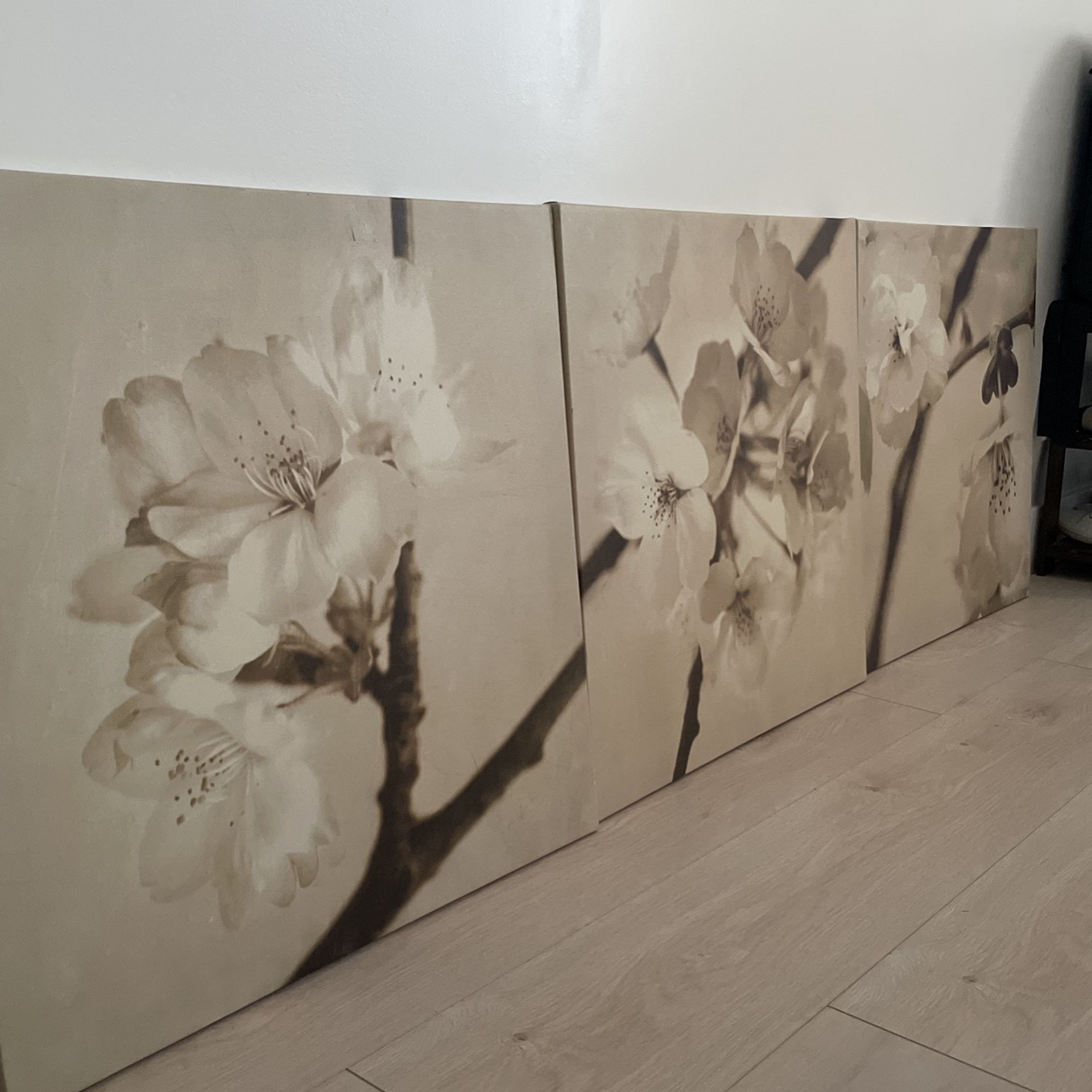 IKEA PJATTERYD Sakura Blossom Canvas Sett