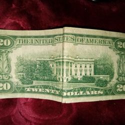 1950 Twenty Dollar Bill