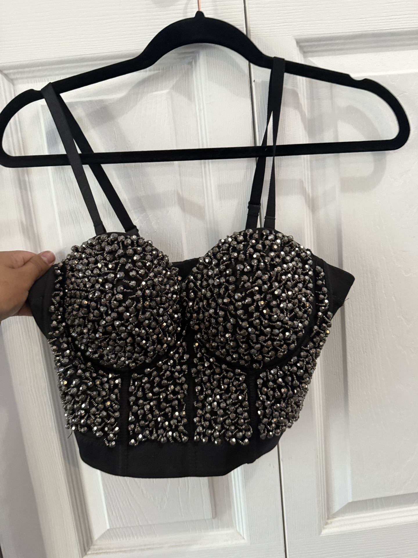 Studded Corset Top