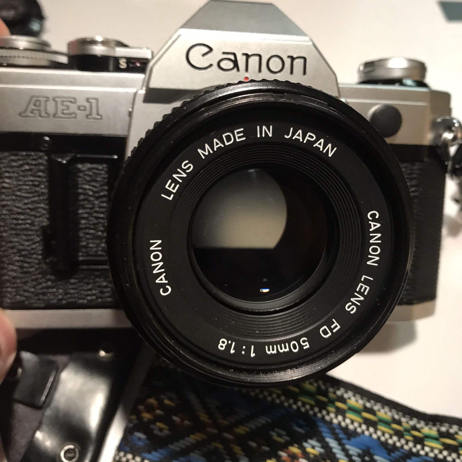 Canon AE-1 35mm Film Camera with 50mm Lens