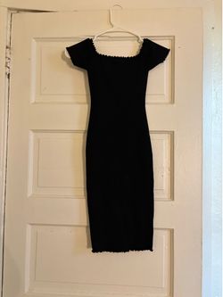 Black short dress