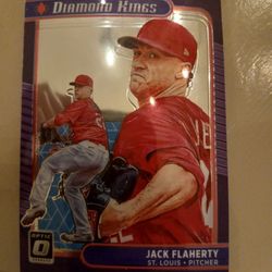 Jack Flaherty 2021 Panini Diamond Kings Optic Card