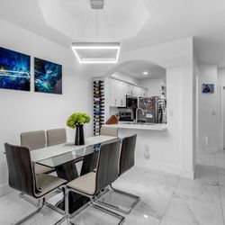 Glass Dinning Table For 6