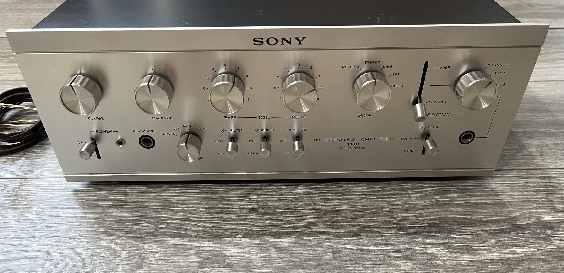 Vintage Sony 1130 Amplifier