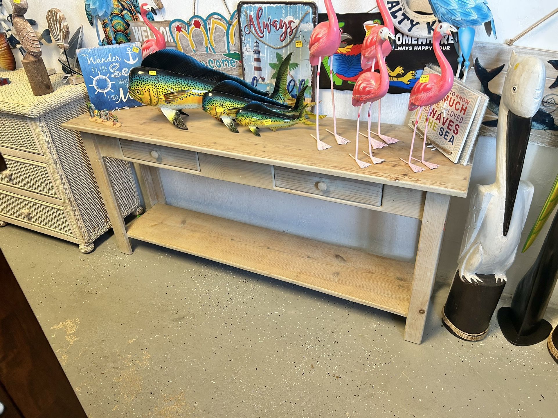 Solid Wood Console Table