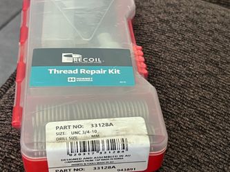 NEW Recoil 33128A Thread Repair Kit UNC 3/4-10 Helicoil Insert Kit